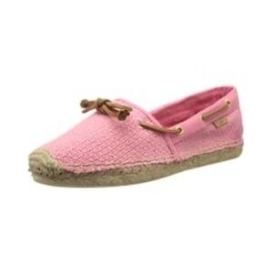 SPERRY pink KATAMA OPEN COTTON MESH slip on espadrille STS91856 summer size 8